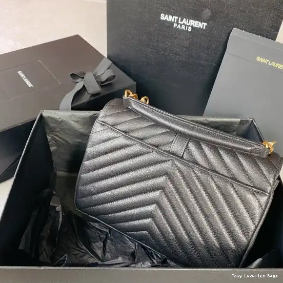 Tony Luxuries leather shoulder Medium bag-24*17*6.5cm YSL 0707